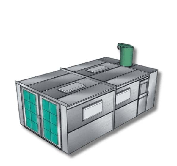 Cross Flow Flat Top Paint Booth product image